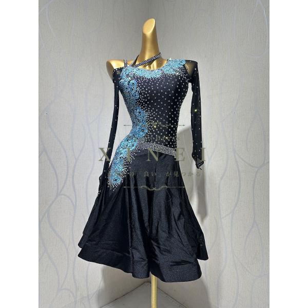 社交ダンスドレス　ラテンドレス　競技ダンスドレス　デモ用　レッスンウェア79 社交ダンスドレス ラテンドレス モダンドレス ダンスウエア