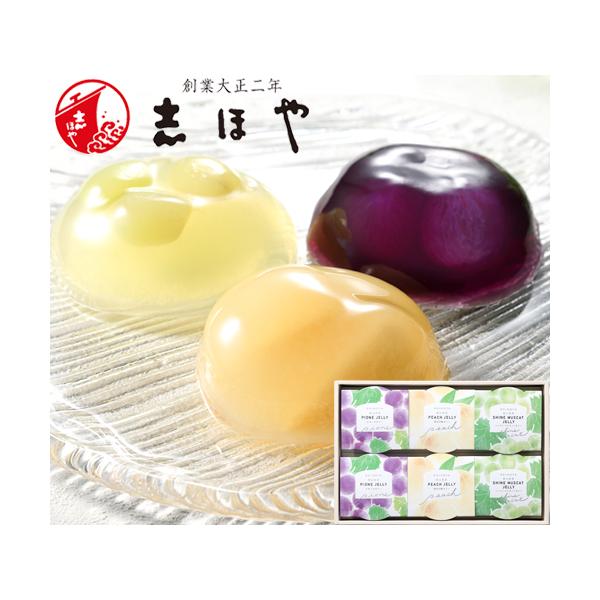 岡山県産の果物を閉じ込めた贅沢スイーツ果肉入りギフト対応商品内容：清水白桃ゼリー2個、シャインマスカットゼリー2個、ピオーネゼリー2個　150g×6個（化粧箱のサイズ：約20×29.5×4.8cm）賞味期限：製造から180日、出荷日を含め3...