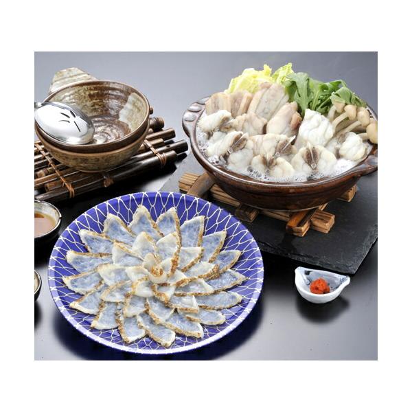 商品内容まふく炙り刺身80g（プラスチック皿22cm）、まふくちり身・アラ400g、ふく鍋だし45g×2、ポン酢35g×4、モミジオロシ16g、国産天然マフグ使用【外箱サイズ・商品重量】382ｍｍ×338ｍｍ×70ｍｍ 約1.8kg　※刺身...