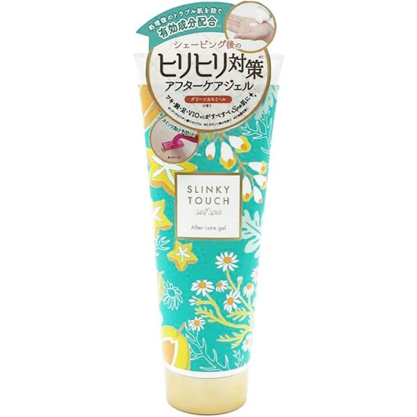 SLINKY TOUCH(スリンキータッチ) 薬用アフターケアジェル グリーンカモミールの香り 200g 肌荒れ予防 シェービング後の敏感なお肌に、うるおいとやさしさを