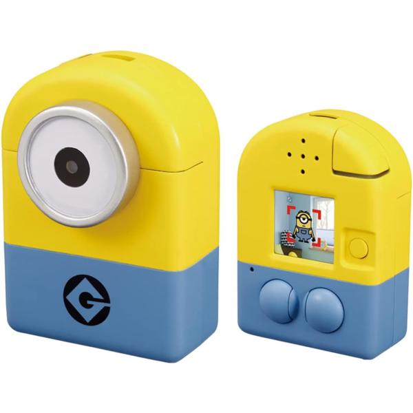 ミニオン みつけてキャッチーズカメラ ミニオン タカラトミー デジタルトイ ゲーム機 カメラ機能付き 知育ゲーム＆カメラ アラーム搭載 4歳以上 図鑑機能付き