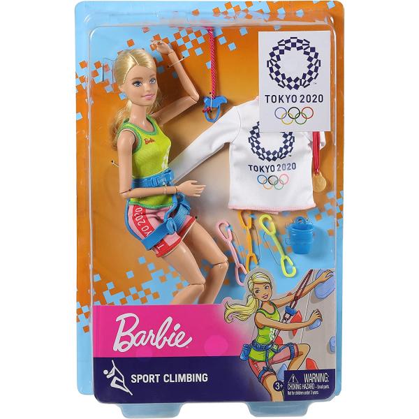 バービー(Barbie) 東京オリンピックライセンス バービー スポーツクライミングの選手 東京2020オリンピック 【着せ替え人形】【3歳~】 GJL75