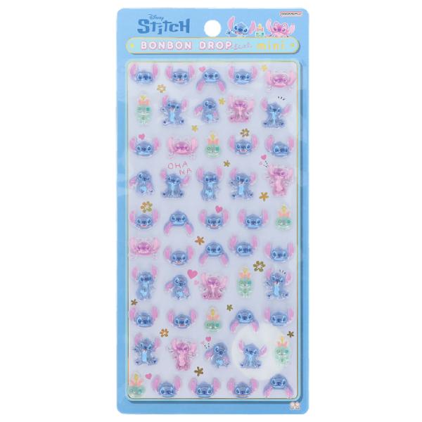 サンスター文具 ボンボンドロップシール ミニ ディズニー スティッチ