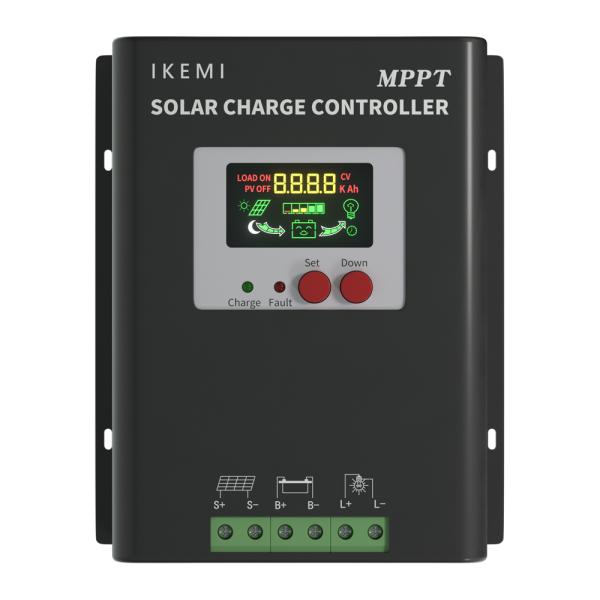 IKEMI mppt コントローラー 30a ソーラーチャージコントローラー 12V 24V 兼用 リチウムバッテリー/鉛蓄電池通用 太陽光発電 災害対策