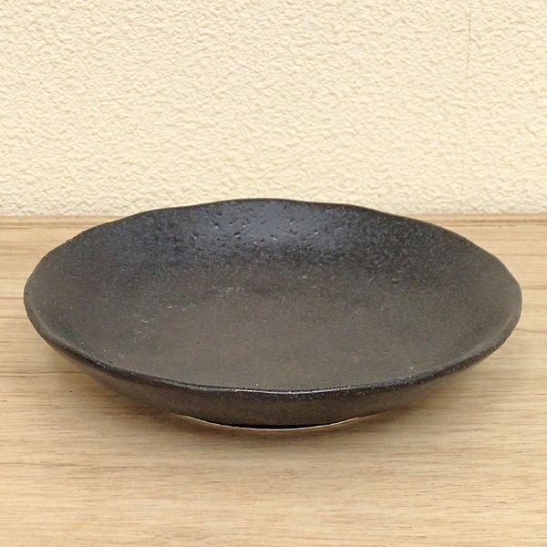 皿 丸皿 5.0皿 黒釉 16cm 取り皿 おしゃれ 業務用 和食器 美濃焼 皿 丸皿 5.0皿 黒釉 16cm 取り皿 おしゃれ 業務用 和食器 美濃焼