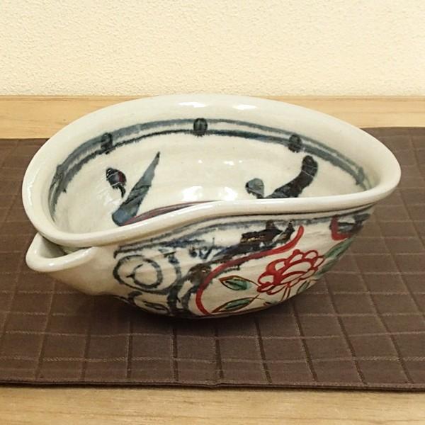 鉢 ボウル 盛鉢 赤絵阿南片口6.5鉢 20.5cm おしゃれ 和食器 業務用