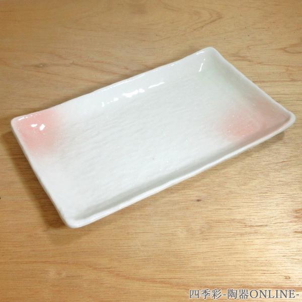基泉　鍋島焼　桃桜文　角皿　中皿　2客 色絵 桃型皿 - 伊万里鍋島焼窯元「青山窯」Online store