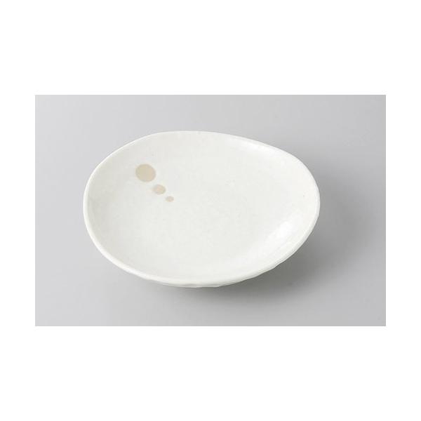 皿 丸皿 ドット白5.0皿 16.5cm おしゃれ 和食器 業務用 美濃焼 24a300