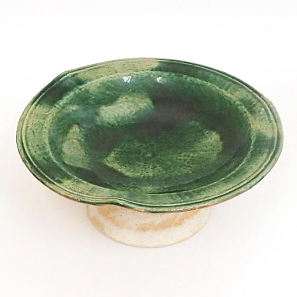 皿 刺身皿 向付 織部タタキ高台皿 おしゃれ 和食器 業務用 美濃