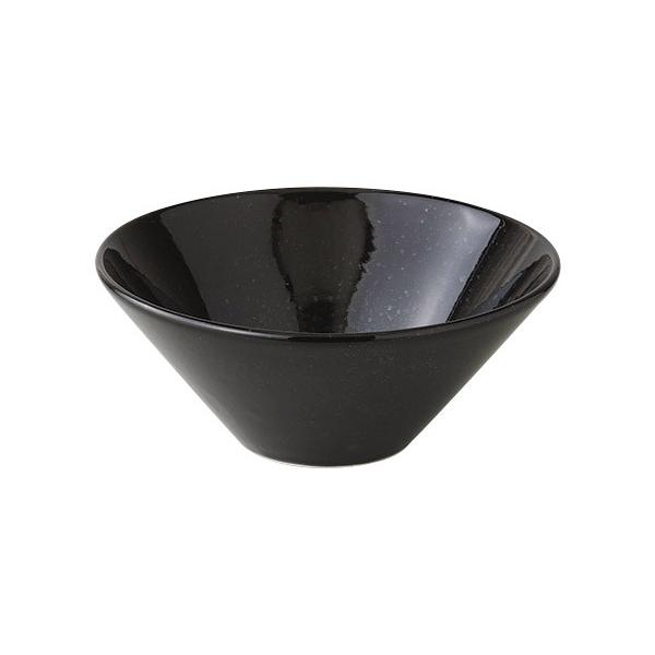 【Piyotan様】 ブラック21cm ボウル 4枚セット 丼 ラーメン丼 21cmボウル 1400cc ラーメン鉢 黒御影 水明 おしゃれ
