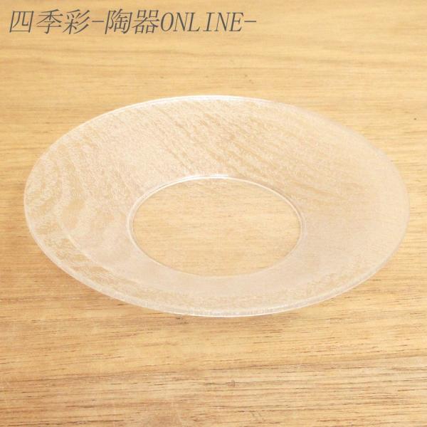 茶托 冷茶 4寸 12cm 透明 業務用 和食器 24a901-81