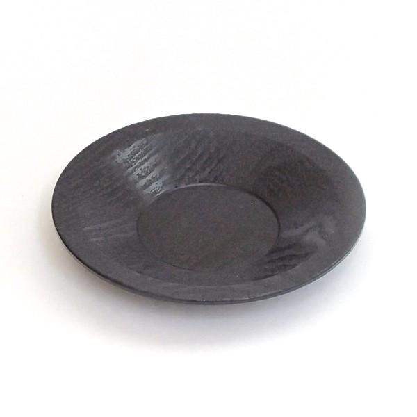 茶托 4寸 12cm 黒 業務用 和食器 24a901-80