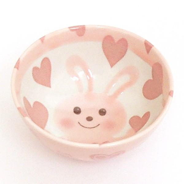 子供 茶碗 陶器 うさぎ ハスイ ピンク 美濃焼 和食器 業務用 おしゃれなご飯茶碗9a539 33 8g 7a539 34 8f 四季彩 陶器online 通販 Yahoo ショッピング