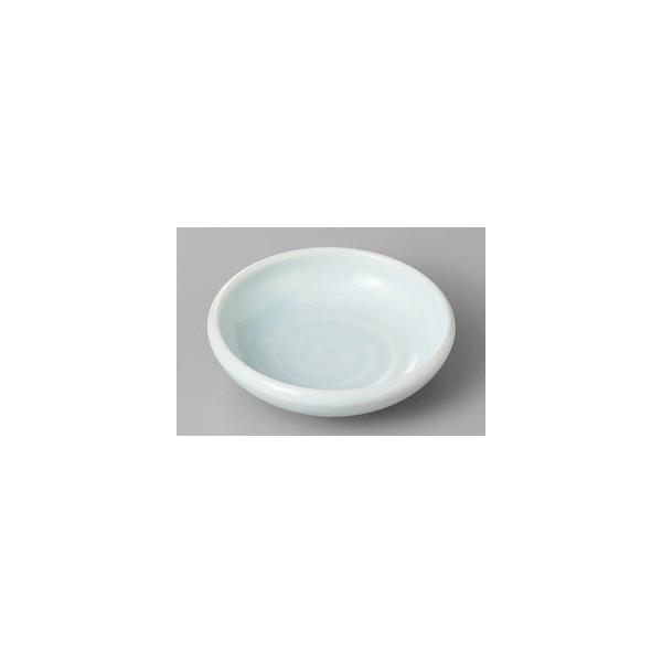 皿 小皿 丸皿 青磁うず深口2.7皿 8cm おしゃれ 和食器 業務用 美濃焼 24a335-37