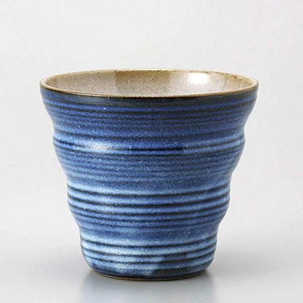 ロックカップ 灰釉ゴス巻手捻り 陶器 焼酎カップ フリーカップ 業務用 美濃焼 9a415 27 43g 81 9 43 四季彩 陶器online 通販 Yahoo ショッピング