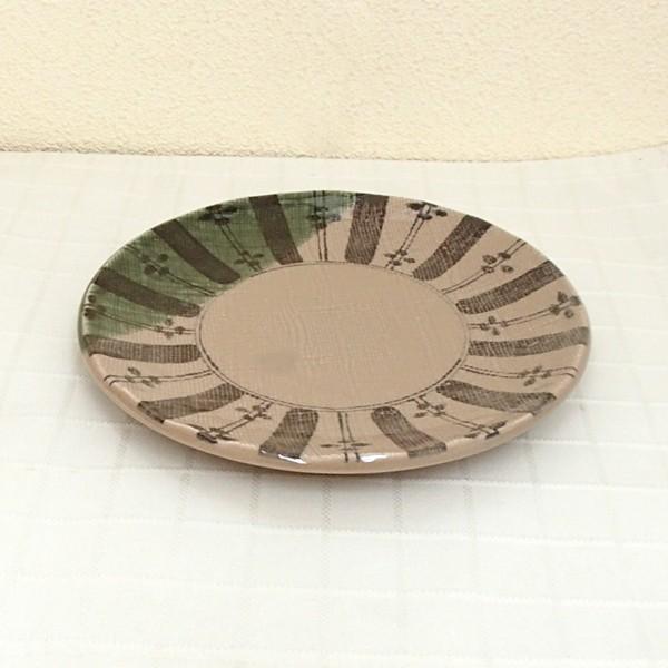 皿 中皿 丸皿 布目織部十草 平5.0皿 16.5cm おしゃれ 和食器 業務用