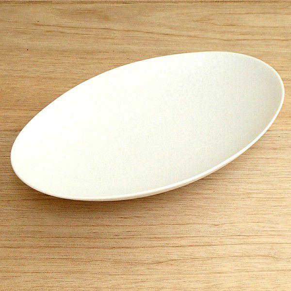 パスタ皿 カレー皿 28cm 楕円鉢 おしゃれ 青磁吹 業務用 美濃焼 26b316