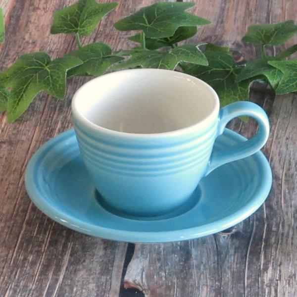 コーヒーカップ ソーサー ターコイズブルー オービット おしゃれ 業務