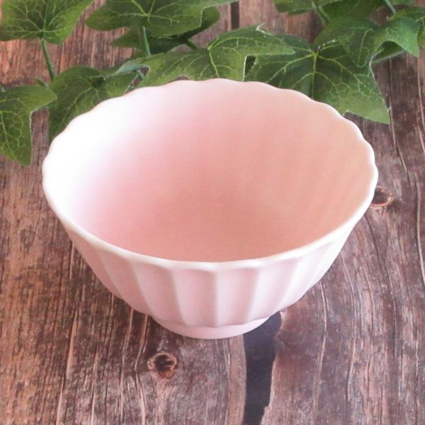 茶碗 ご飯茶碗 10.5cmボウル ピンク かすみ おしゃれ 和食器 業務用