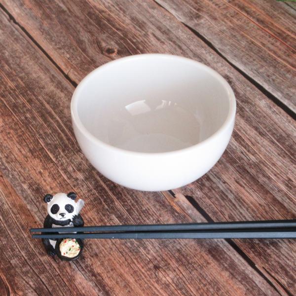 茶碗 ご飯茶碗 3.5ライス碗 300cc 白 おしゃれ 白翔 中華食器 業務用 美濃焼 日本製 m50000071