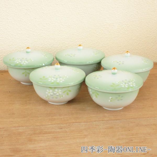 蓋付き湯呑み茶碗 5客セット 花明かり 湯飲み 湯呑み 業務用 有田焼 9a562 11 93g 5s S404 19 93 四季彩 陶器online 通販 Yahoo ショッピング