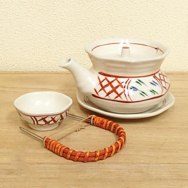 土瓶蒸し 器 セット 手描赤絵 土瓶むし 和食器 業務用食器 日本 土瓶蒸し 器 セット 手描赤絵 土瓶むし 和食器 業務用食器 日本