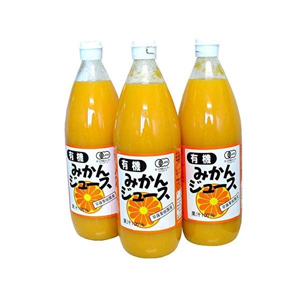 早藤　有機みかんジュース 1000ml×6本入　