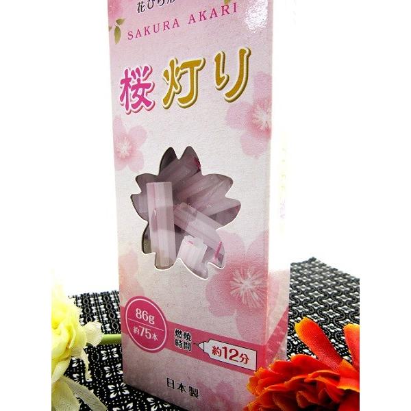 長さ：直径8.2×全長31mm 入数：約75本(86g)燃焼時間：約12分