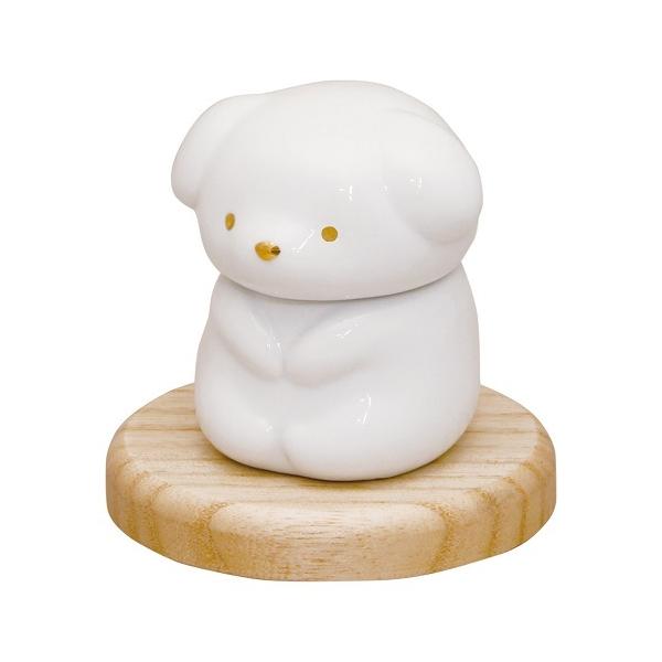 サイズ：幅10×奥行10×高さ10cm 素材：陶磁器骨壺の中に収納できる布袋付。