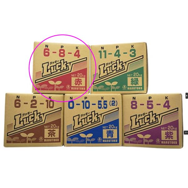 ラッキー赤 (液肥) 20kg NPK：6-8-4