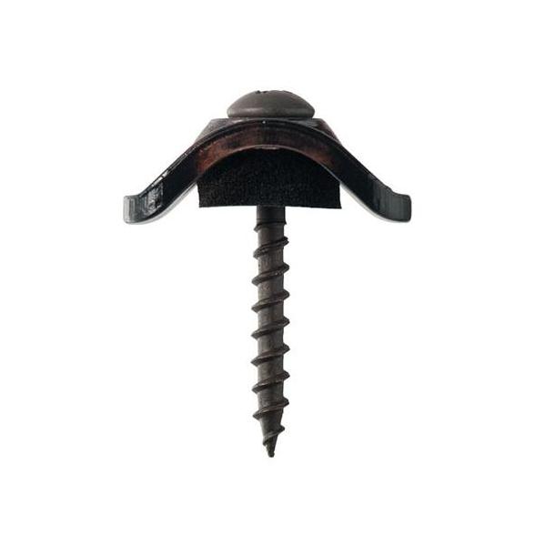 若井産業 木下地用 ポリカ ブロンズ 4×35 1箱 100個入 68431MP 波板用ビス 鉄板小波用◆