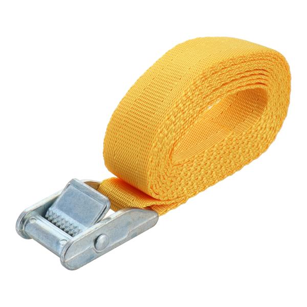 簡単に荷締めができる！【特長】●ベルト式だから、結束固定するものを傷つけにくい！【用途】●軽量物の荷締めに●家庭内や倉庫内の荷崩れ防止に●旅行や収納時などのケースの開き防止に※けん引、吊り下げには絶対に使用しないでください【材質】●ベルト:...