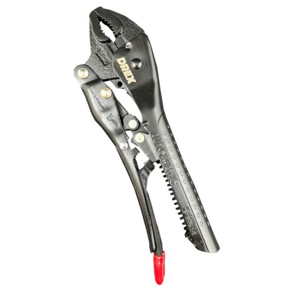 新たな価値を作り出す！新ブランド『DREX』握るだけでクイックロック！使用方法・用途●仮止め・固定・溶着・接合などの保持に素早くロック、簡単リリースのワンタッチ作業●薄物から厚物まで、握るだけの自動調節機構●掴む力加減を調整できるネジ付きス...