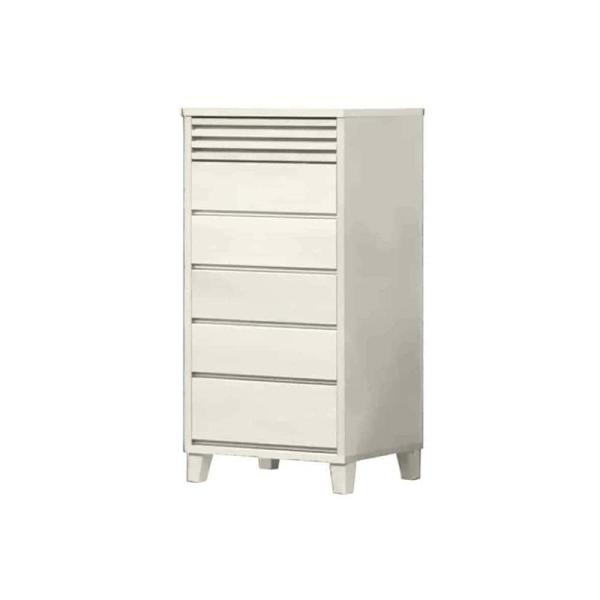 幅62cm] キューブ 62−6 WH 【サイドボード/ハイチェスト】 (配送