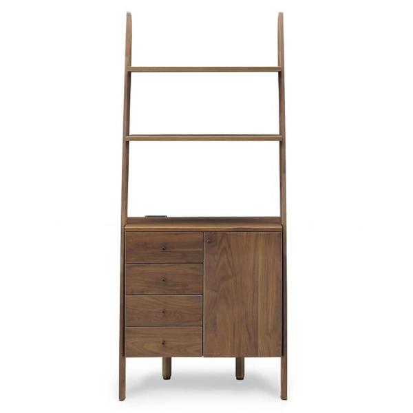 木製シェルフ付きキャビネット shimachu_071122-4571414180658-00