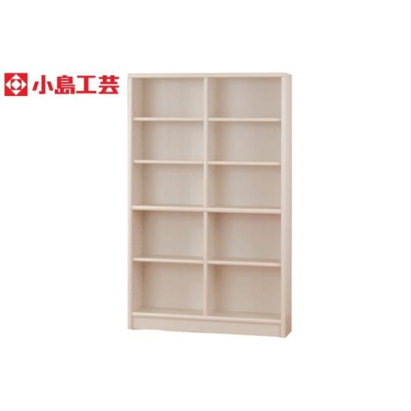 【期間限定】小島工芸　本棚　アコード105Ｈ　ウッディホワイト【送料込】 小島工芸 書棚 アコード105H(ホワイト) 本棚 おしゃれ 大容量 収納 棚
