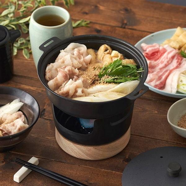 ドウシシャ 鉄なべ ミニ 470ml 固形燃料 レシピ付き LivE