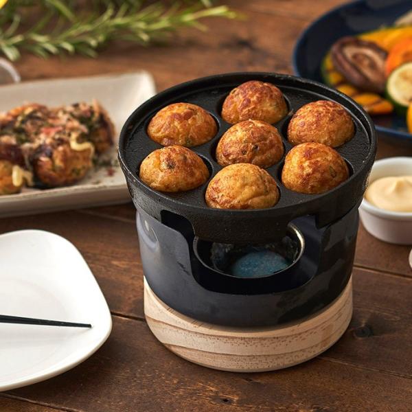 ドウシシャ たこ焼きプレート 7穴 固形燃料 レシピ付き LivE ドウシシャ たこ焼きプレート 7穴 固形燃料 レシピ付き LivE