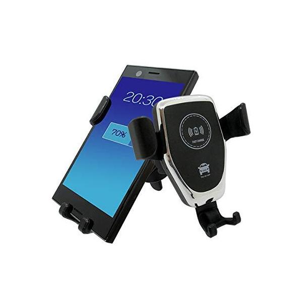 車載ワイヤレス充電器 無線充電器 置き型 車用 Broadwatch Qi   QIWIRE-CAR-CHG スマートフォン充電器