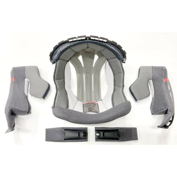 ※非純正の互換品です。ヘルメット内装セットです。(XXLサイズ)SHOEIのフルフェイスX-TWELVE(X-12)に対応しています。XR-1100にも互換性があります。社外品のため、純正品よりフィッティングがタイトな傾向があります。きつく...