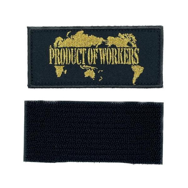 KNICKS(ニックス) W-PBG プロダクトワッペン黒 金 黒地・金文字