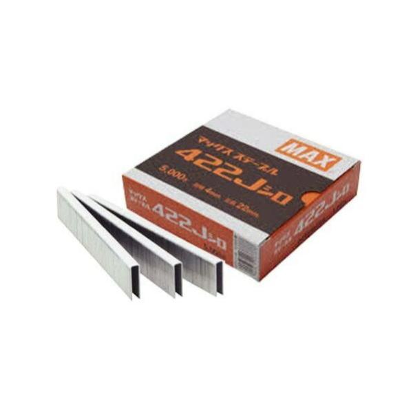 MAX マックス ステープル MS94252 422Jシロ 15箱組【船橋馬込店】【店頭取引限定】【未使用】管理番号：IT7TVHXZD78V マックス 4Jステープル 422J シロ [MS94252] 肩幅4mm足長22mm 5000本