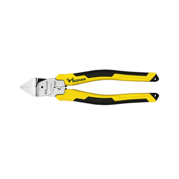 ●電気工事の現場で活躍するプロ仕様ツール。●長時間の作業負担を軽減する偏芯テコを標準装備。●電気工事のケーブル・銅線カットやステップル外しに。●刃が長くVVF2.0x3心の切断が可能で、フラットな刃形状なので切断面もきれい。●簡易圧着機能搭...