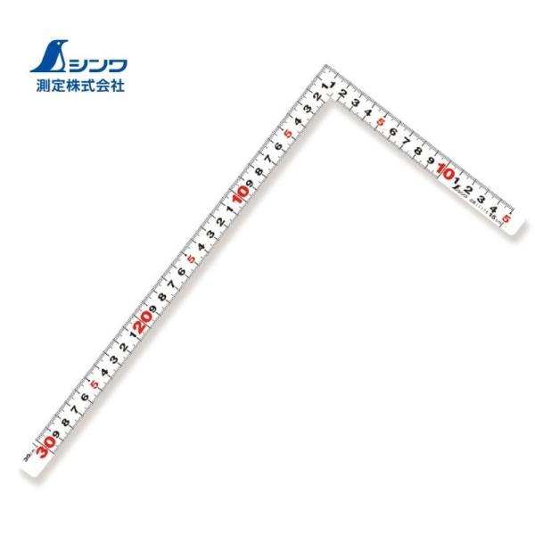 <特長>●見やすい白地黒目盛です。●はがれにくいハードコーティング仕様です。●竿・角共に薄く平たいので材料にピタリと張り付き、ケガキやすくなっています。●材料や腰袋を傷つけない角丸形状です。●外側基点の内目盛が付いています。&l...