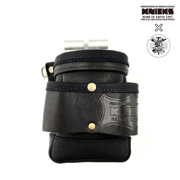 KNICKS ニックス KGB-201TG-S グローブ革小物腰袋(バリスティック補強) 黒/ブラック ◆