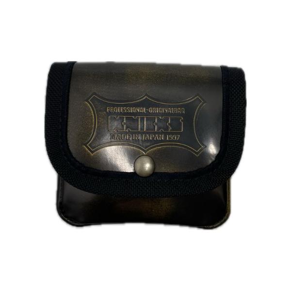 KNICKS ニックス アドバンガラス革 小物ポーチ KNICKS(ニックス) ADV-100BOX-Y アドバンガラス革小物ポーチ イエロー