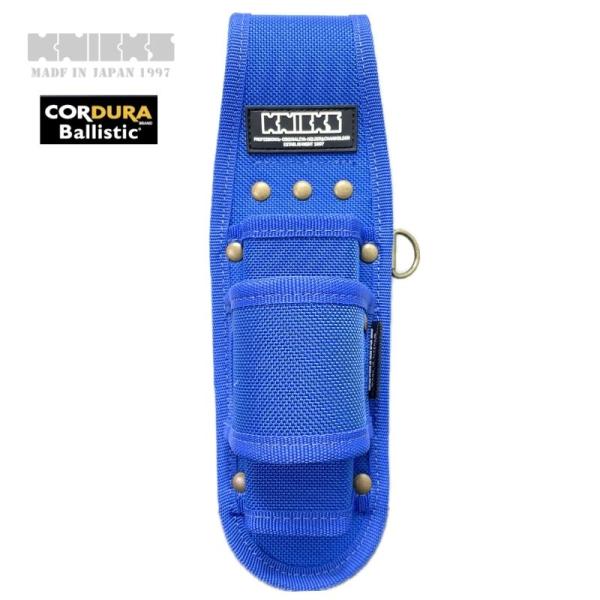 ■コーデュラバリスティック生地(D1680)使用■サイズ：縦260mm×横幅85mmKNICKS(ニックス) BABL-201MS EVA コーデュラバリスティック生地モンキー・ラチェット2Pホルダー 青 / ブルー ◆