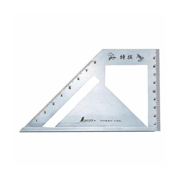 シンヤ シンワ測定 シンワ測定 止型スコヤ 62081 左右墨付 標準型 (その他の