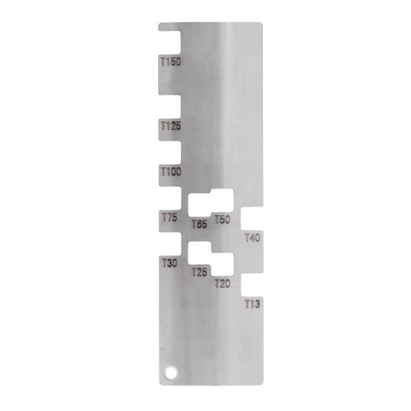 用途●HI・TS管(給水塩ビ管)の継手差込長さと確認線のケガキゲージに特徴●パイプの接続、結合の差し込み長さをけがくマーキングゲージです。●計算不要で呼び径に合わせた差込標準寸法線と確認線をけがくことが可能です。●堅牢でサビに強いステンレス...