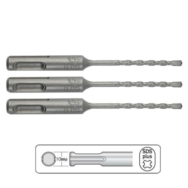 .ボッシュ(BOSCH)  SDS034110/3V SDSプラスビット バリューシリーズ (3本入) 3.4×110ｍｍ(コンクリート用) ◇